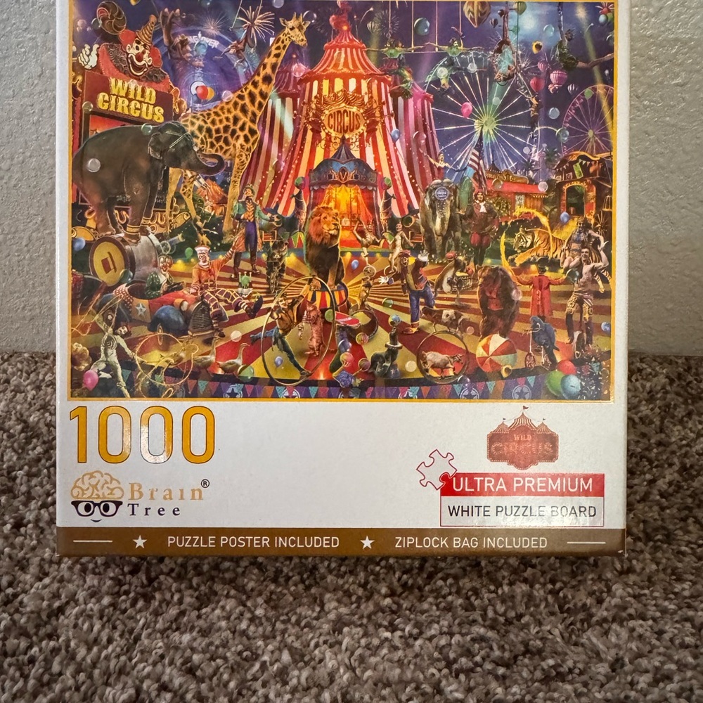 Brain Tree 1000 Piece Circus Puzzle
